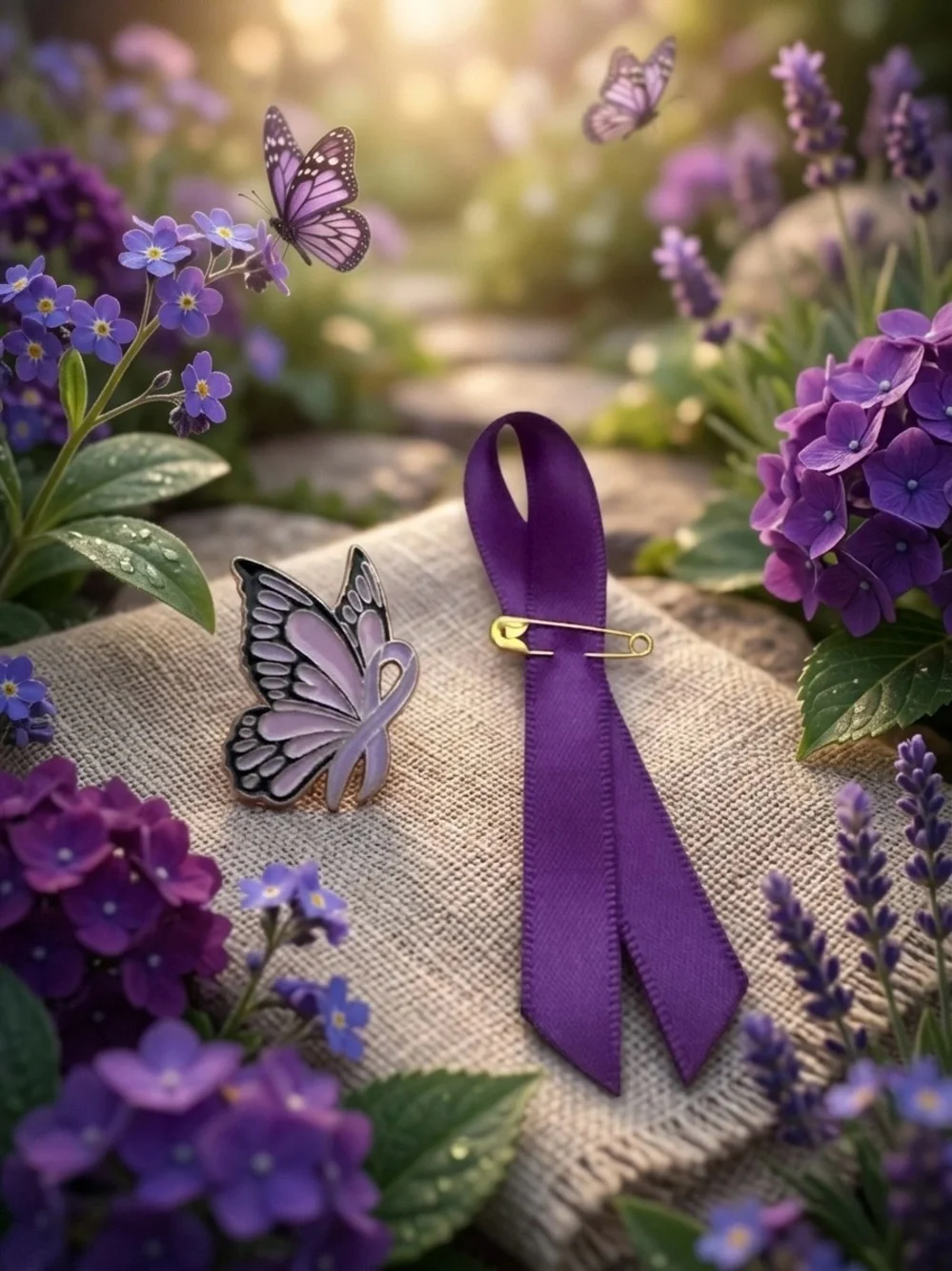 Purple Awareness for Various Causes